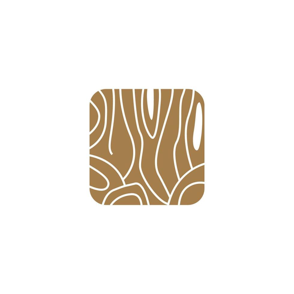 Wood Logo, Wood Layers And Natural Fibers Design, Carpenter Vector, Wood Tools vector