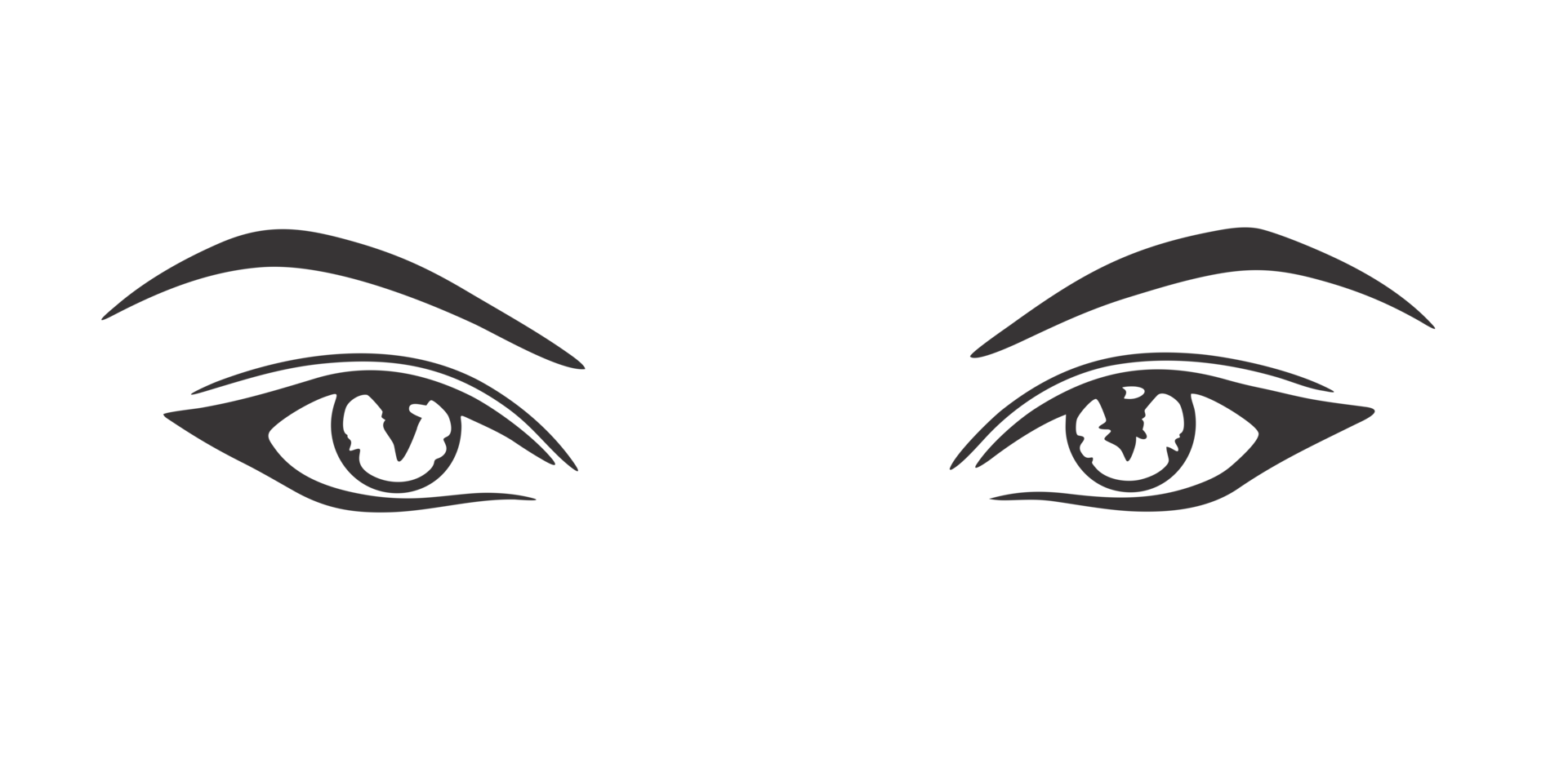 Sexy vampire female eyes transparent illustration png