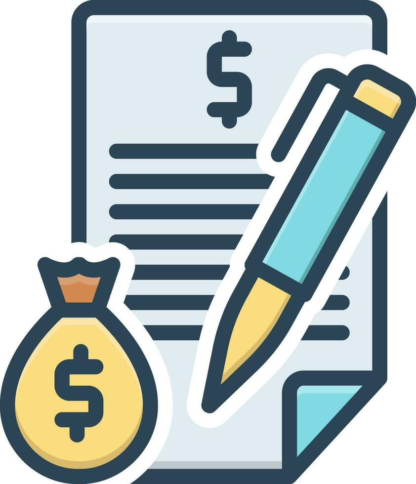 color icon for grant vector
