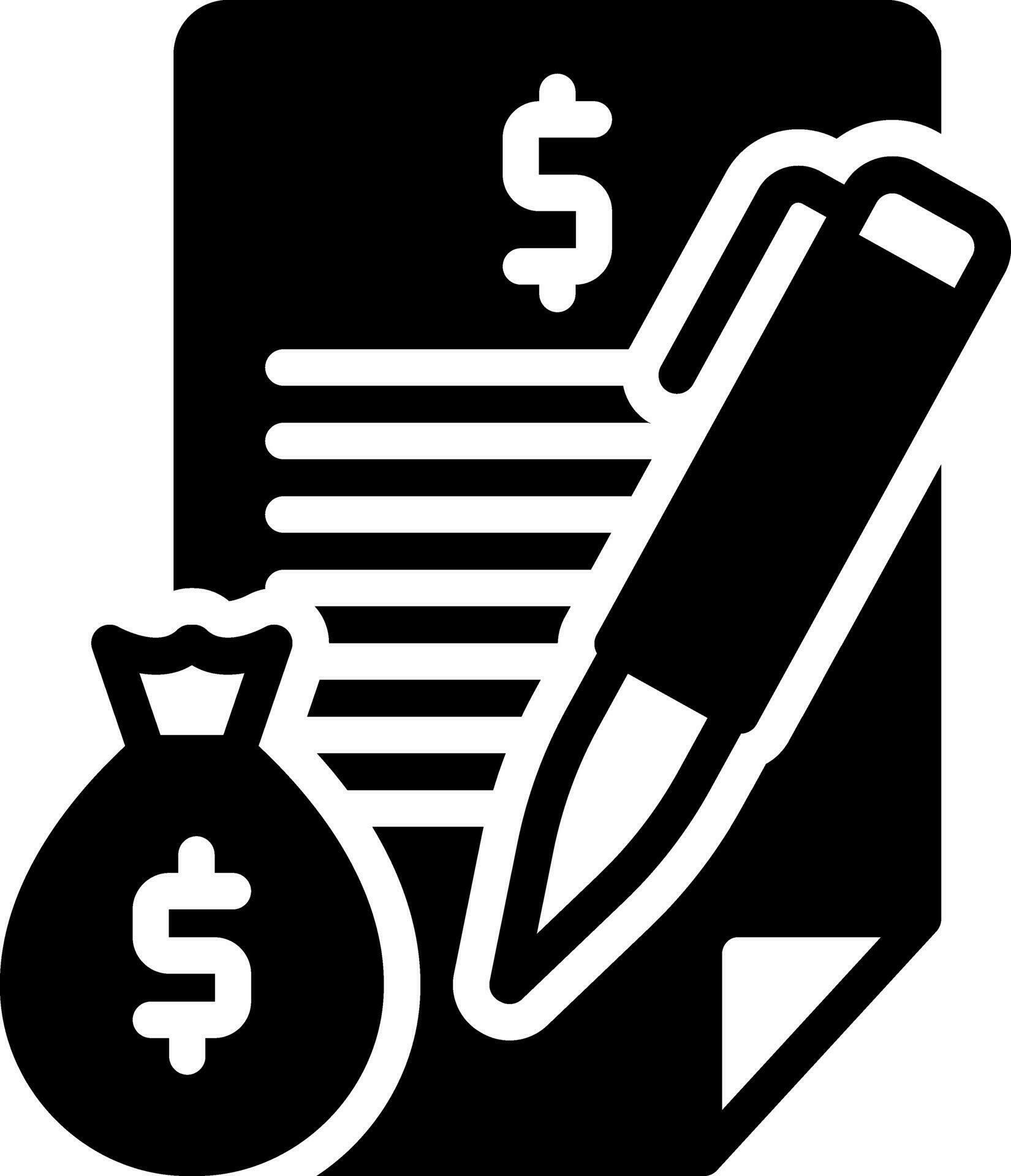 solid icon for grant 30805040 Vector Art at Vecteezy