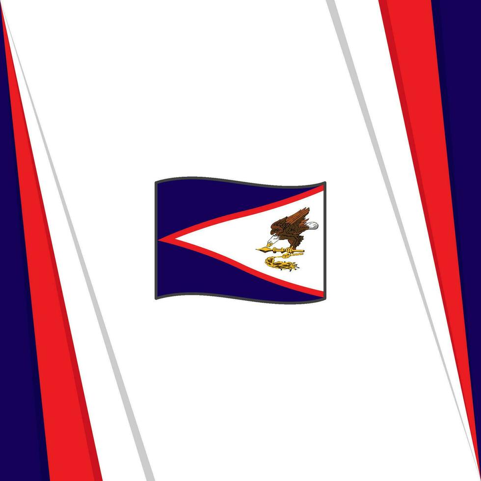 American Samoa Flag Abstract Background Design Template. American Samoa Independence Day Banner Social Media Post. American Samoa Flag vector