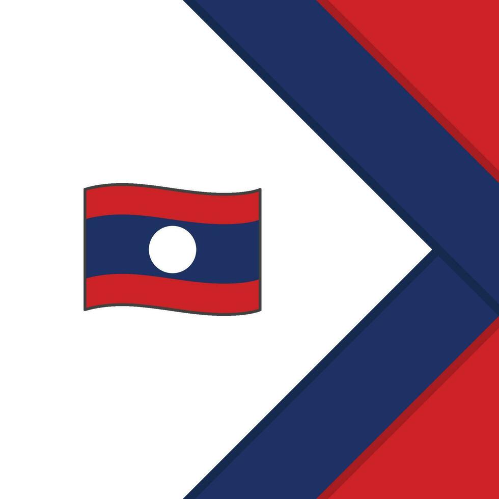 Laos bandera resumen antecedentes diseño modelo. Laos independencia día bandera social medios de comunicación correo. Laos dibujos animados vector