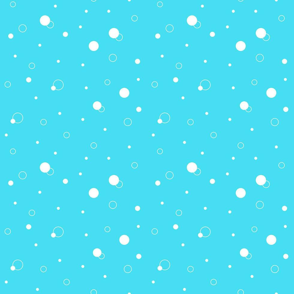 Vector seamless pattern under water, nautical design for textiles and various design products. Water pattern, seamless sea background with bubbles, azure.