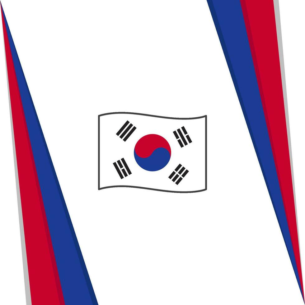 sur Corea bandera resumen antecedentes diseño modelo. sur Corea independencia día bandera social medios de comunicación correo. sur Corea bandera vector