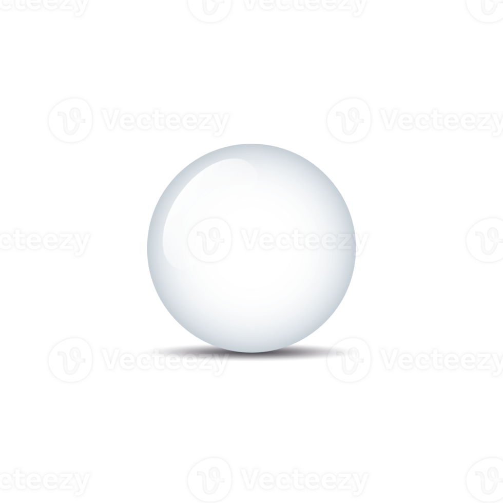 Simple and clean beautiful vector sphere with white surface on white background and smooth shadow  ball, globe, button, bubble, pearl png