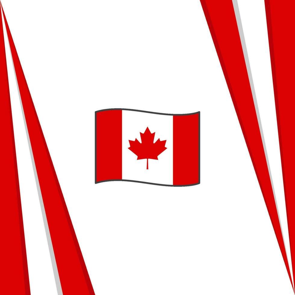 Canadá bandera resumen antecedentes diseño modelo. Canadá independencia día bandera social medios de comunicación correo. Canadá bandera vector