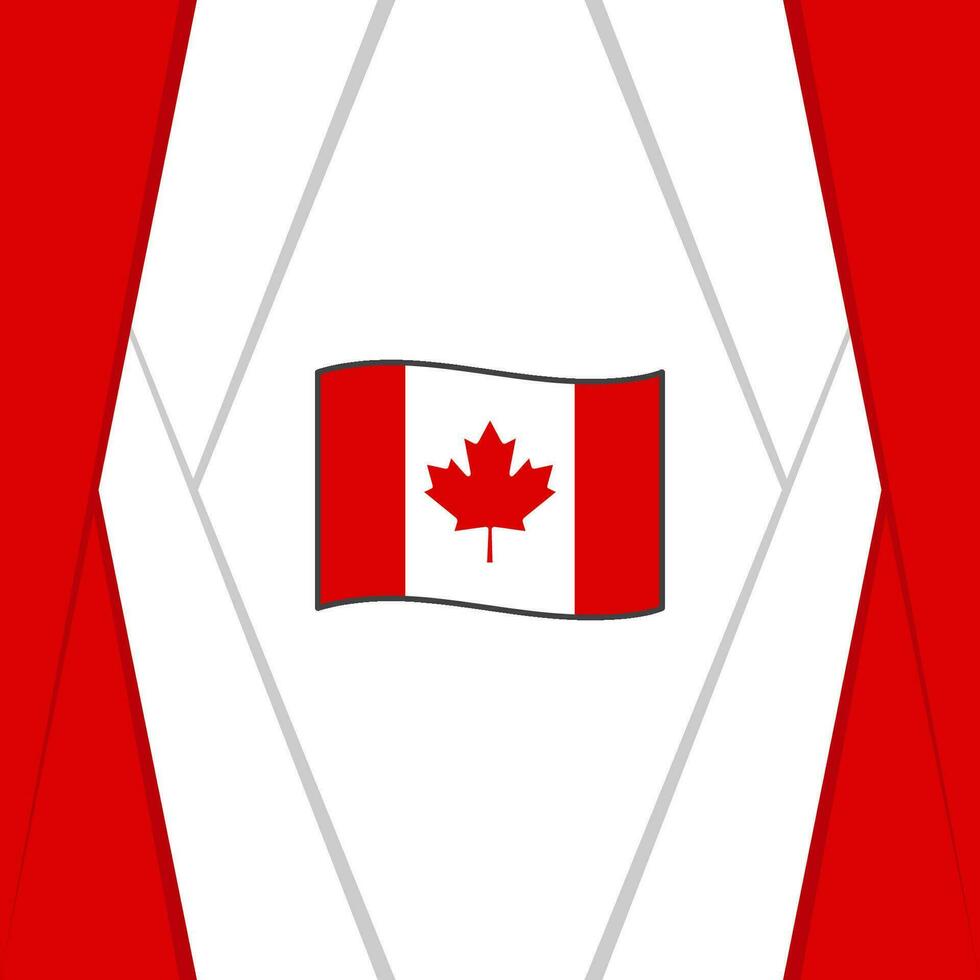 Canadá bandera resumen antecedentes diseño modelo. Canadá independencia día bandera social medios de comunicación correo. Canadá antecedentes vector