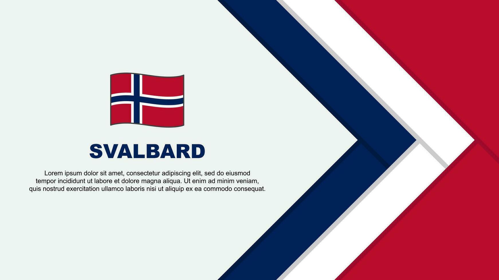Svalbard bandera resumen antecedentes diseño modelo. Svalbard independencia día bandera dibujos animados vector ilustración. Svalbard dibujos animados