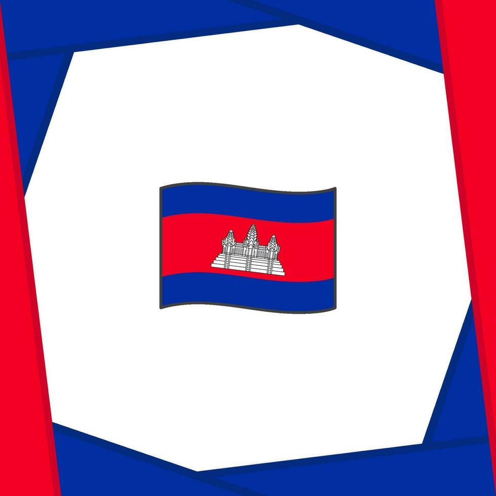 Camboya bandera resumen antecedentes diseño modelo. Camboya independencia día bandera social medios de comunicación correo. Camboya bandera vector