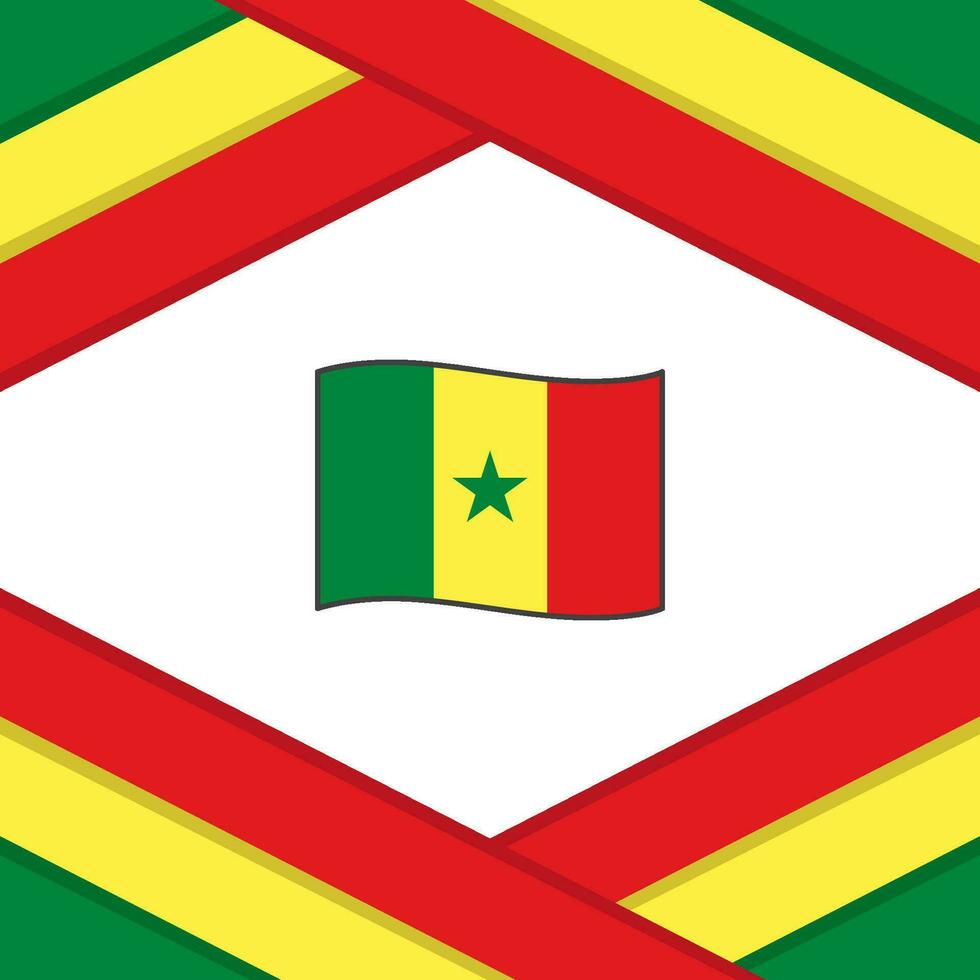 Senegal bandera resumen antecedentes diseño modelo. Senegal independencia día bandera social medios de comunicación correo. Senegal modelo vector