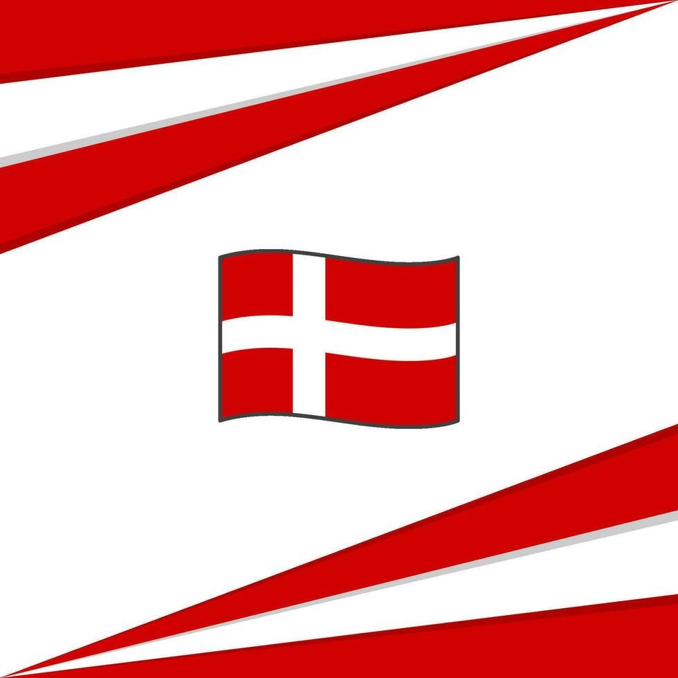 Denmark Flag Abstract Background Design Template. Denmark Independence Day Banner Social Media Post. Denmark Design vector