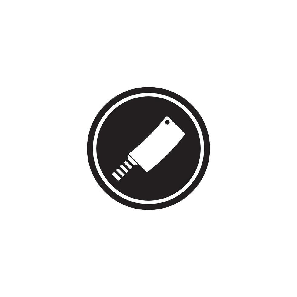 knife icon vector