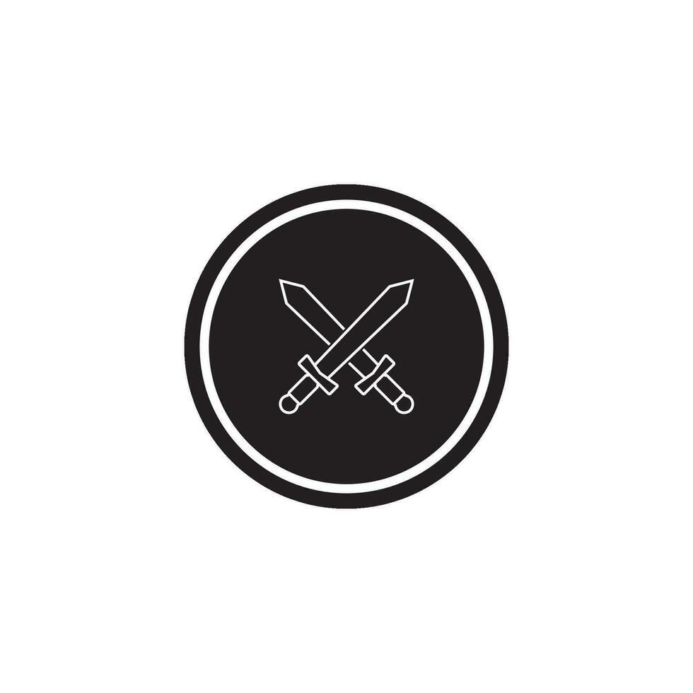sword icon vector