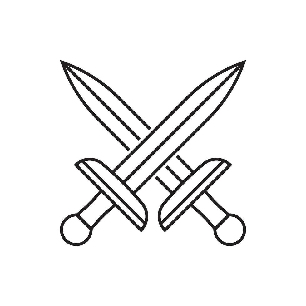 espada icono vector