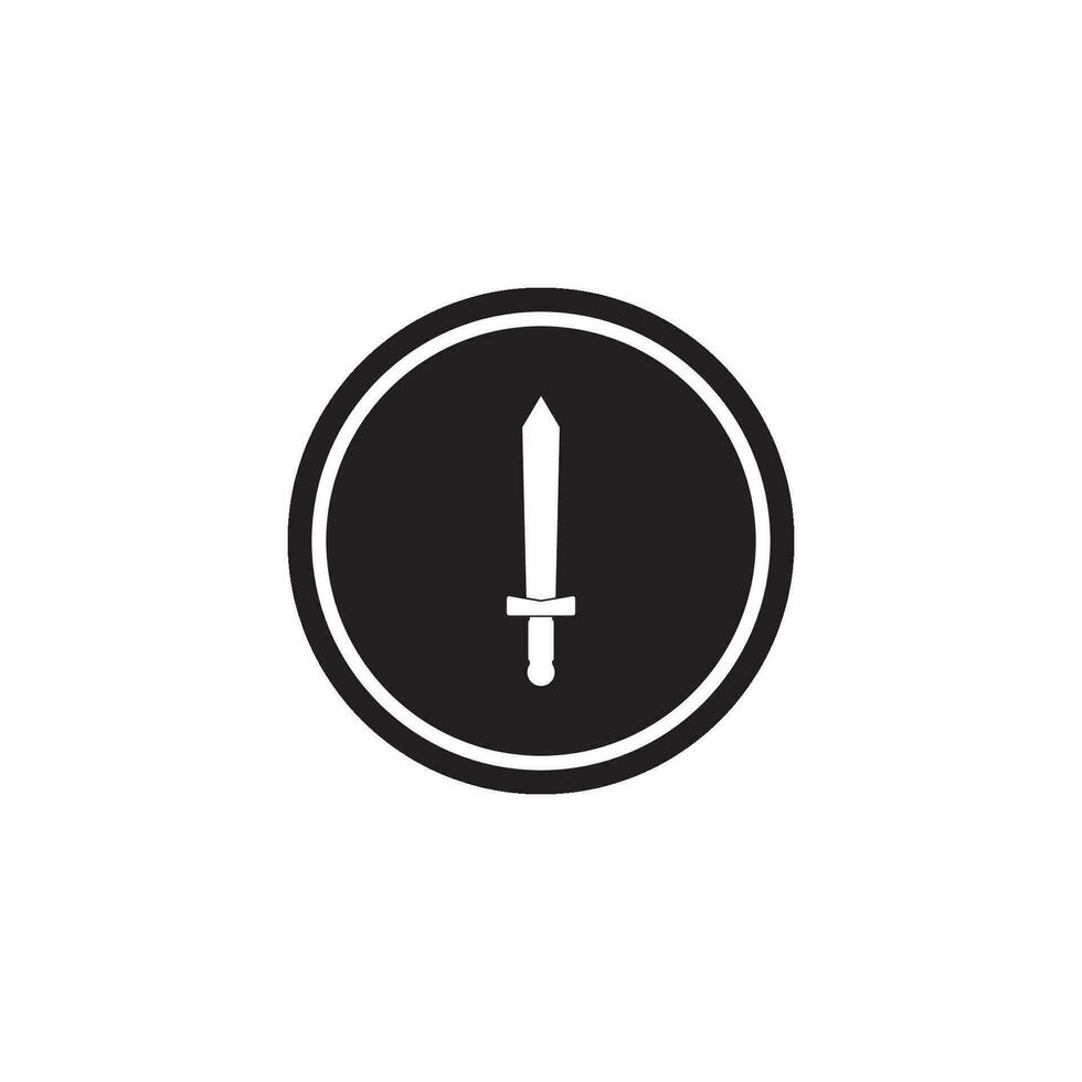 sword icon vector