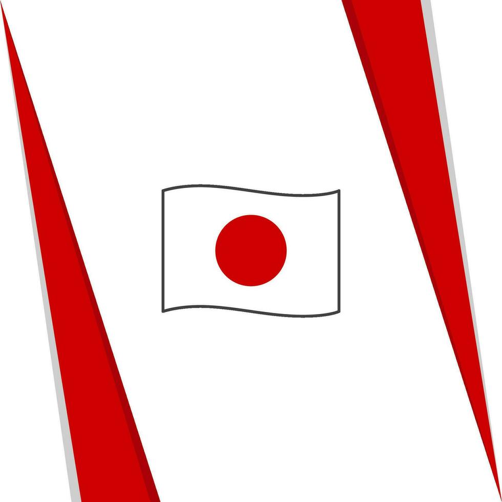 Japón bandera resumen antecedentes diseño modelo. Japón independencia día bandera social medios de comunicación correo. Japón bandera vector