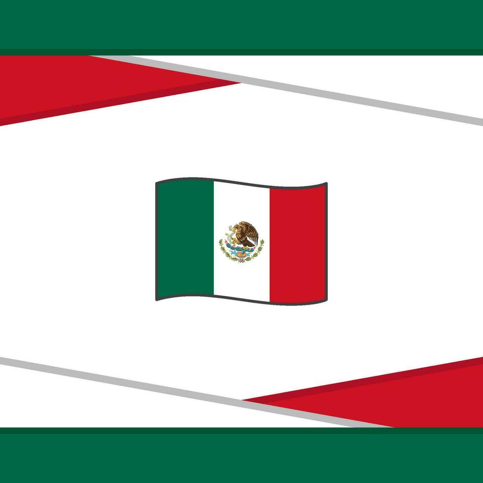 mexico bandera resumen antecedentes diseño modelo. mexico independencia día bandera social medios de comunicación correo. mexico vector