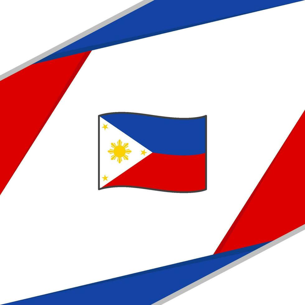 Filipinas bandera resumen antecedentes diseño modelo. Filipinas independencia día bandera social medios de comunicación correo. Filipinas vector