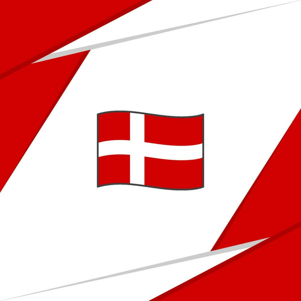 Denmark Flag Abstract Background Design Template. Denmark Independence Day Banner Social Media Post. Denmark vector