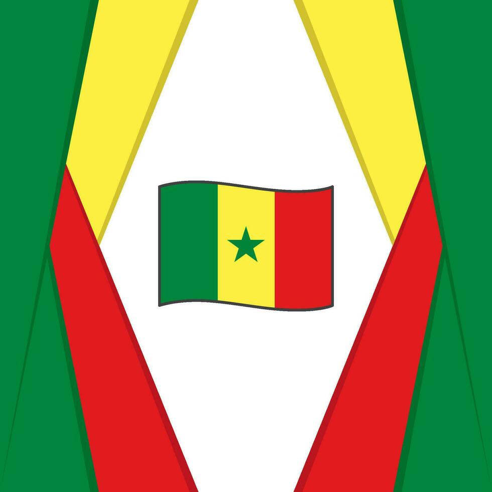 Senegal bandera resumen antecedentes diseño modelo. Senegal independencia día bandera social medios de comunicación correo. Senegal antecedentes vector