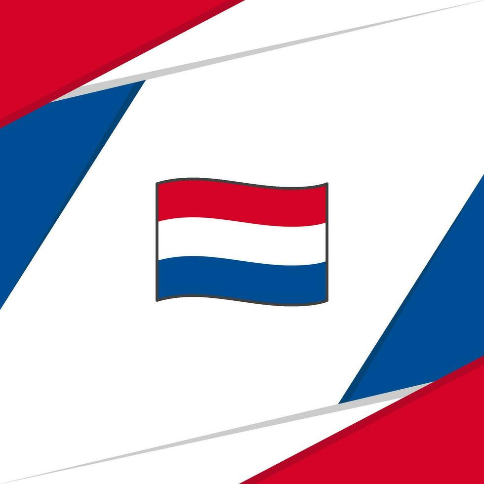 Netherlands Flag Abstract Background Design Template. Netherlands Independence Day Banner Social Media Post. Netherlands vector