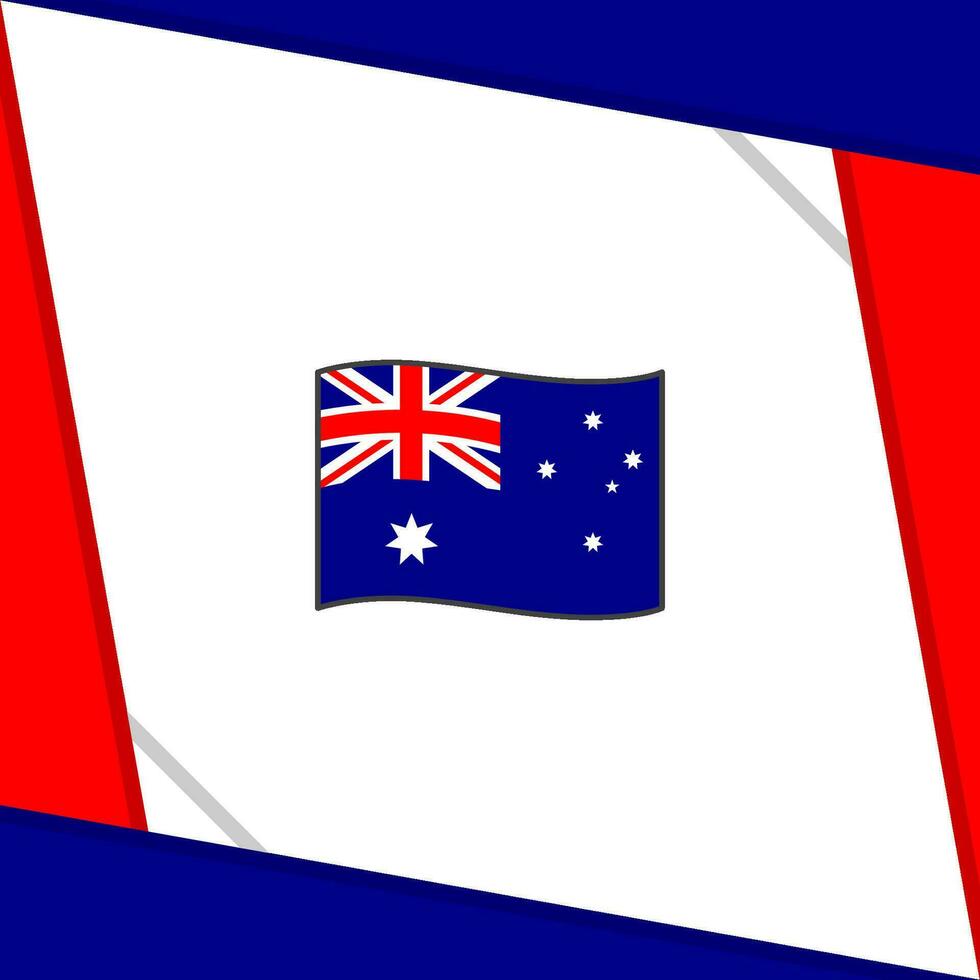 Australia bandera resumen antecedentes diseño modelo. Australia independencia día bandera social medios de comunicación correo. Australia independencia día vector