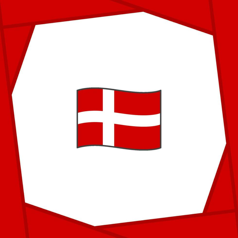 Denmark Flag Abstract Background Design Template. Denmark Independence Day Banner Social Media Post. Denmark Banner vector