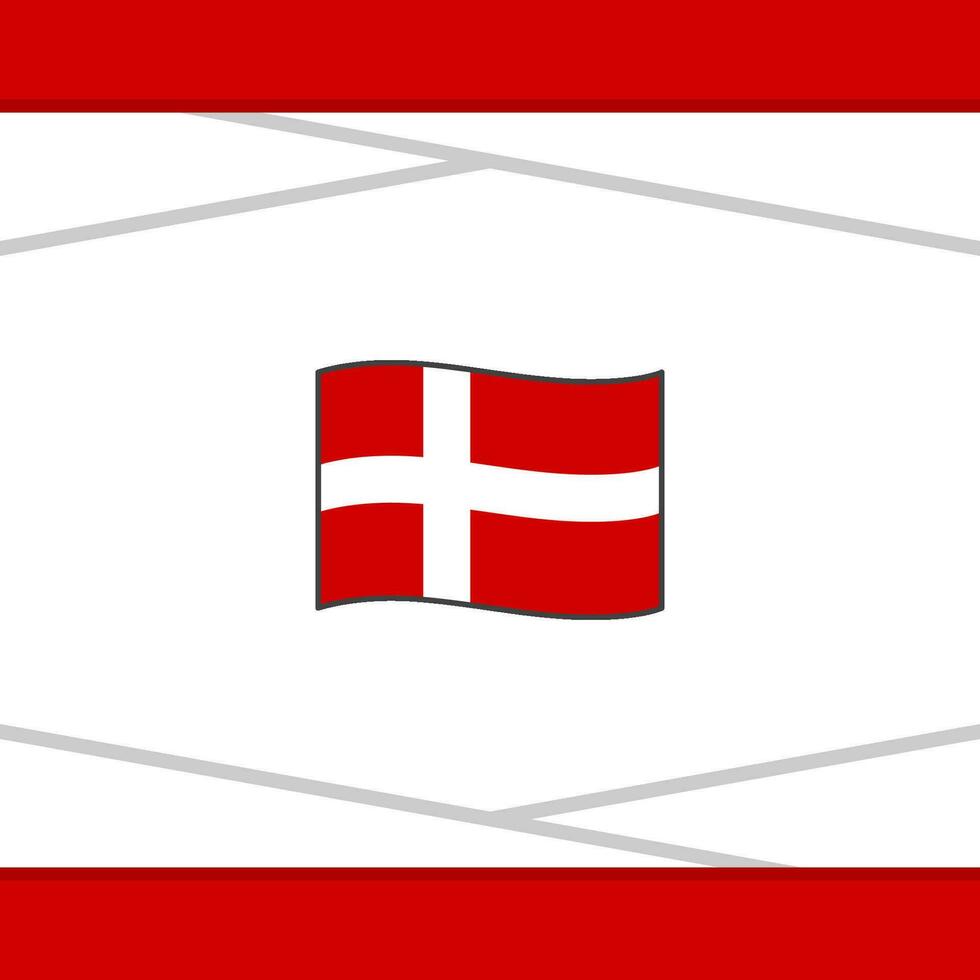 Denmark Flag Abstract Background Design Template. Denmark Independence Day Banner Social Media Post. Denmark Vector