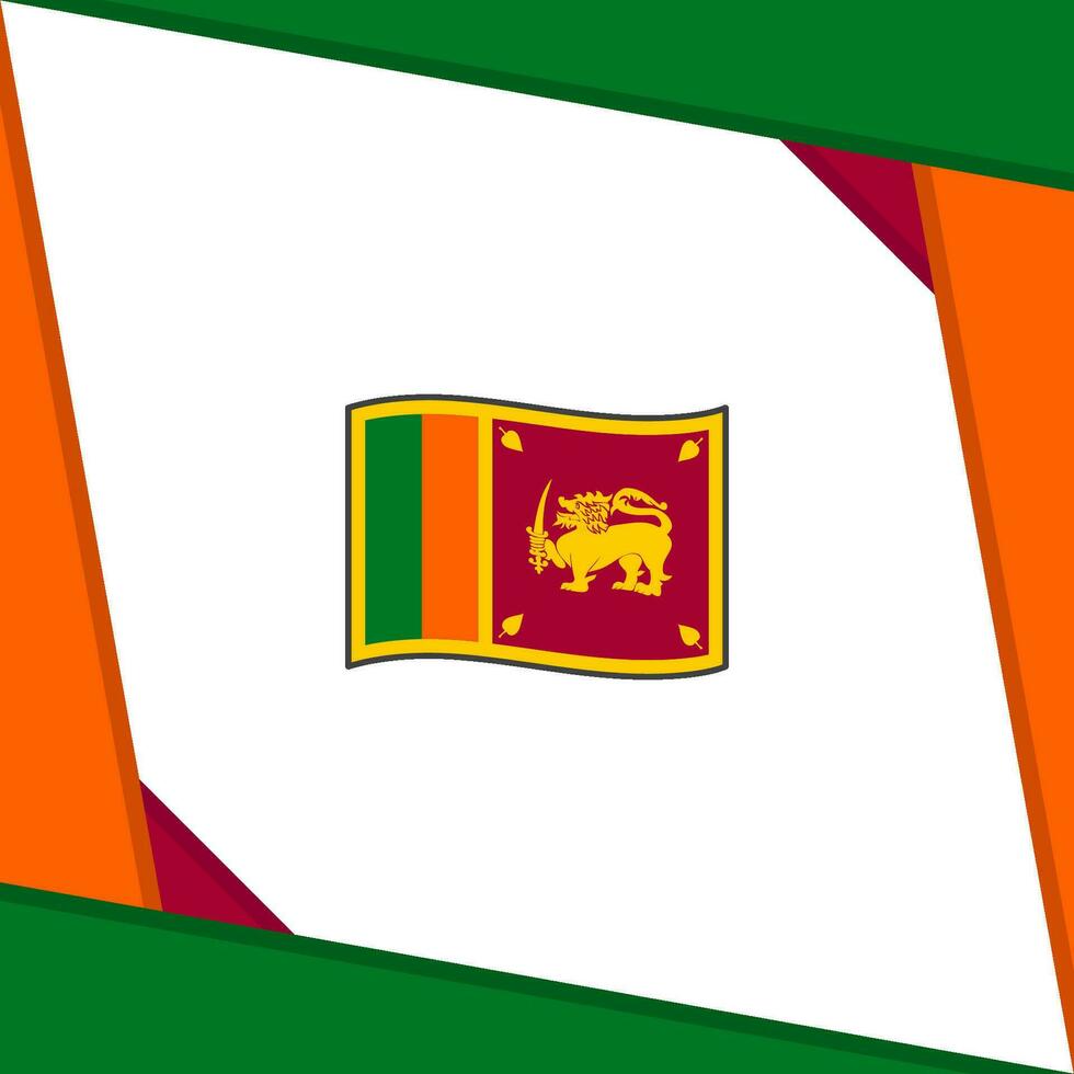 sri lanka bandera resumen antecedentes diseño modelo. sri lanka independencia día bandera social medios de comunicación correo. sri lanka dibujos animados vector