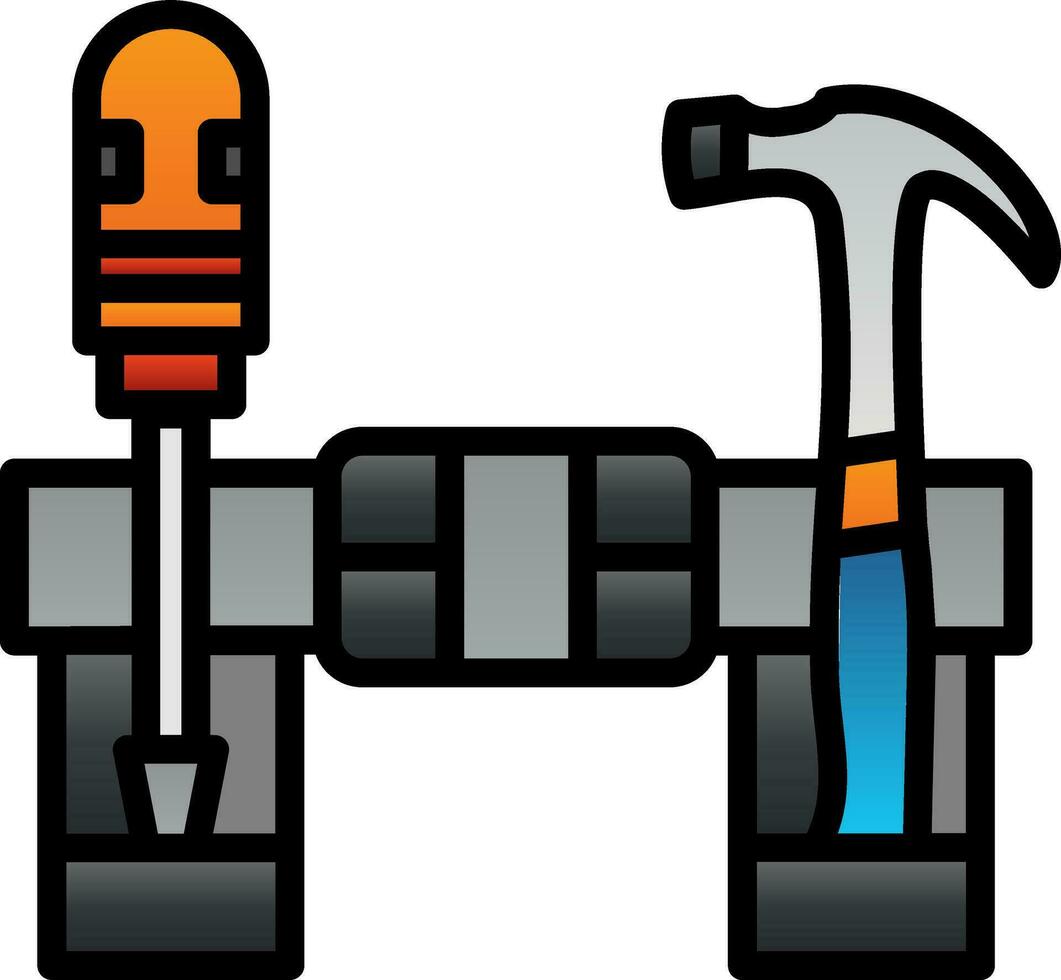 Tool belt Vector Icon Design