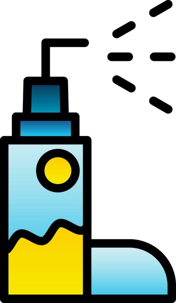 Dry Shampoo Vector Icon Design