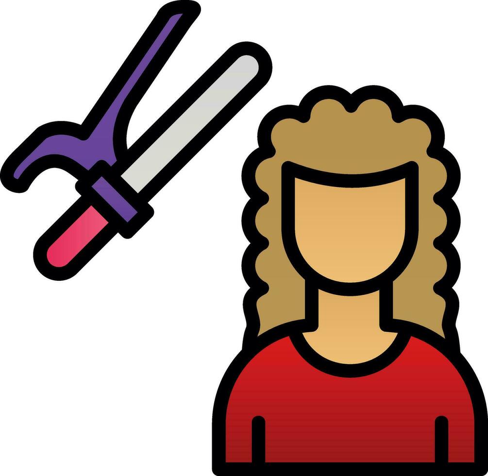 Hair Rollers Vector Icon Design