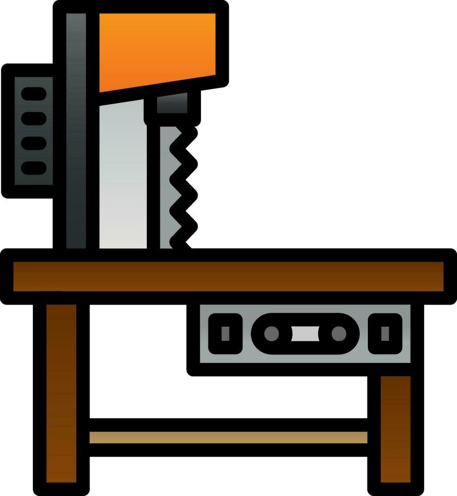 Band saw Vector Icon Design