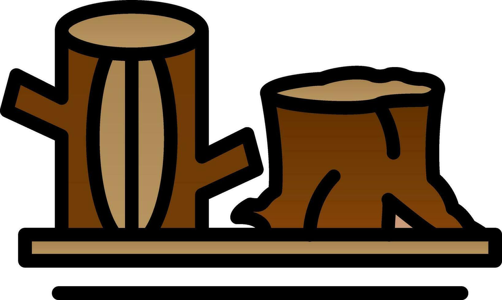 Logs Vector Icon Design