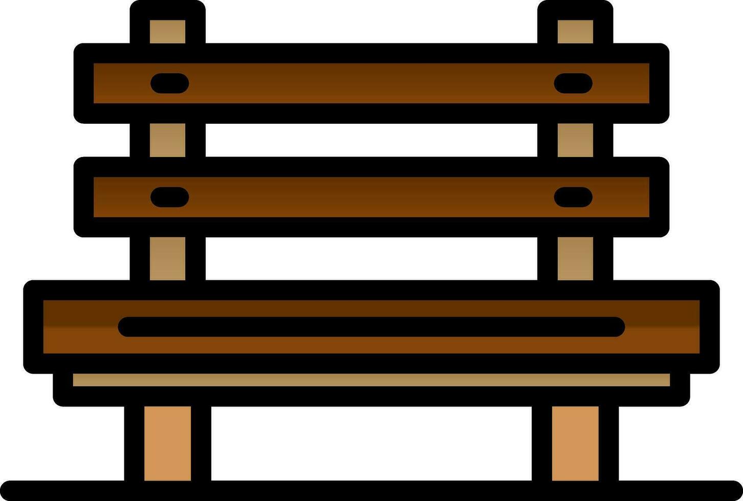 Bench Vector Icon Design