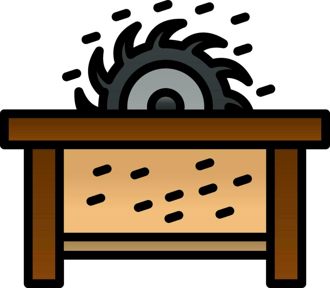 Sawdust Vector Icon Design