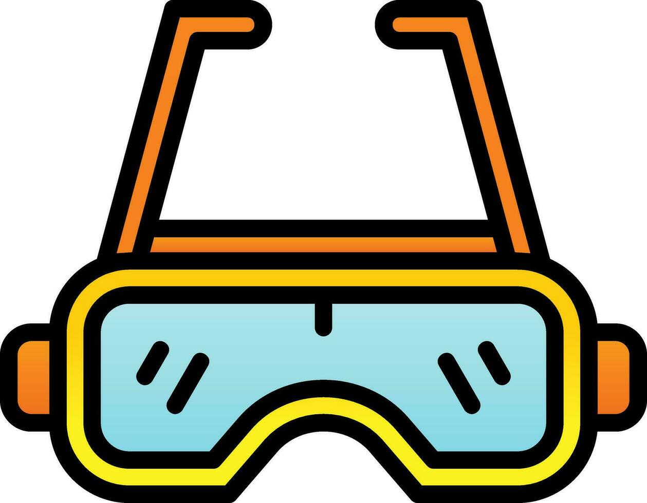 Safety googles Vector Icon Design