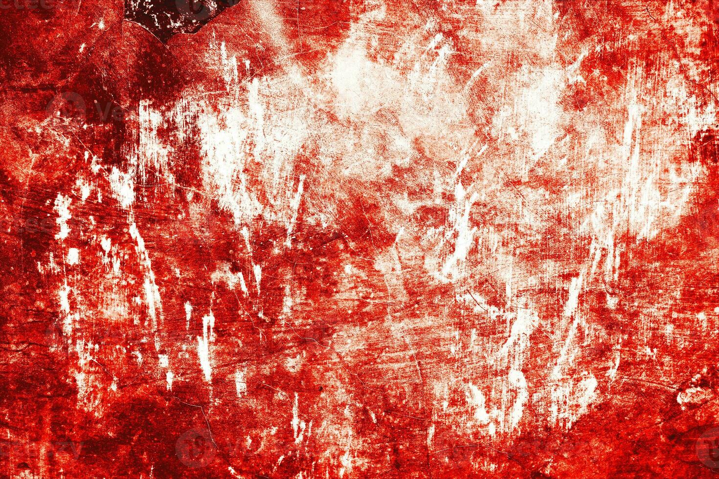 oscuro rojo sangre en antiguo pared para Víspera de Todos los Santos concepto foto