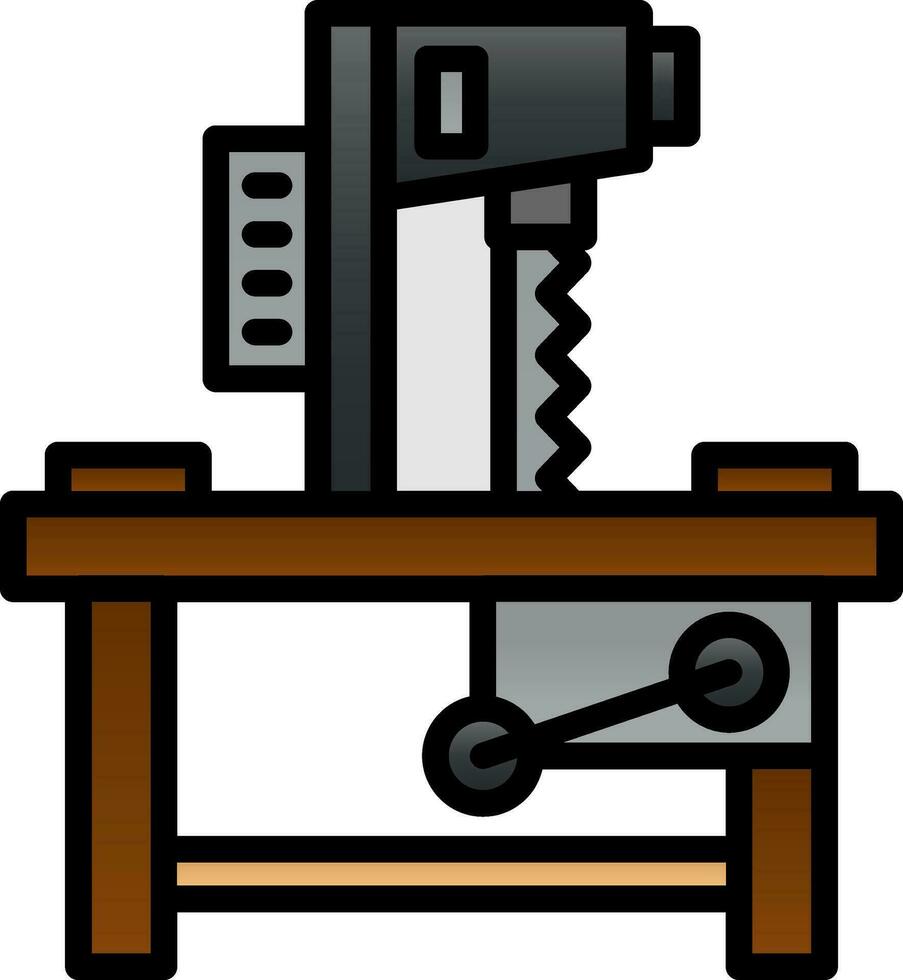 Band saw Vector Icon Design