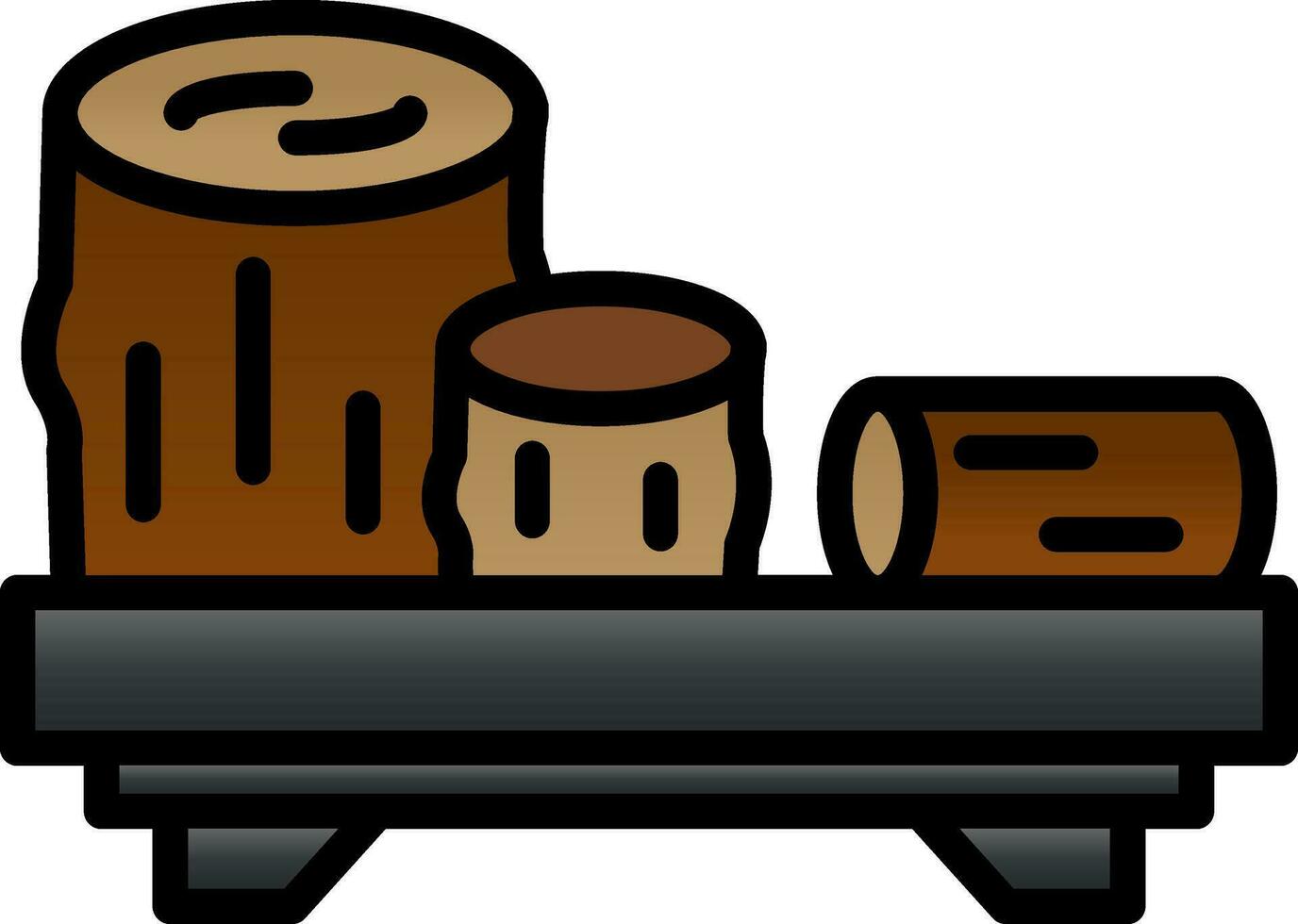 Wood Vector Icon Design