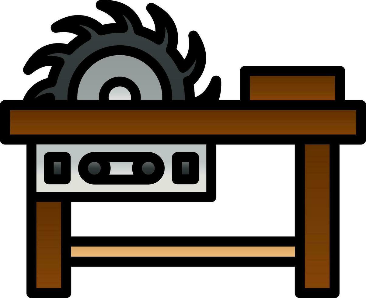 Saw machine Vector Icon Design