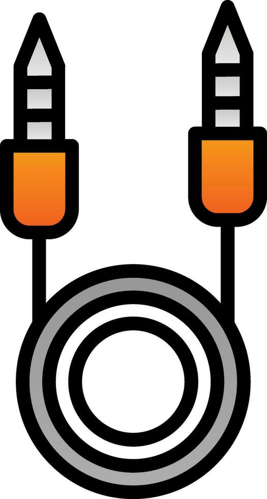 Sound cable Vector Icon Design