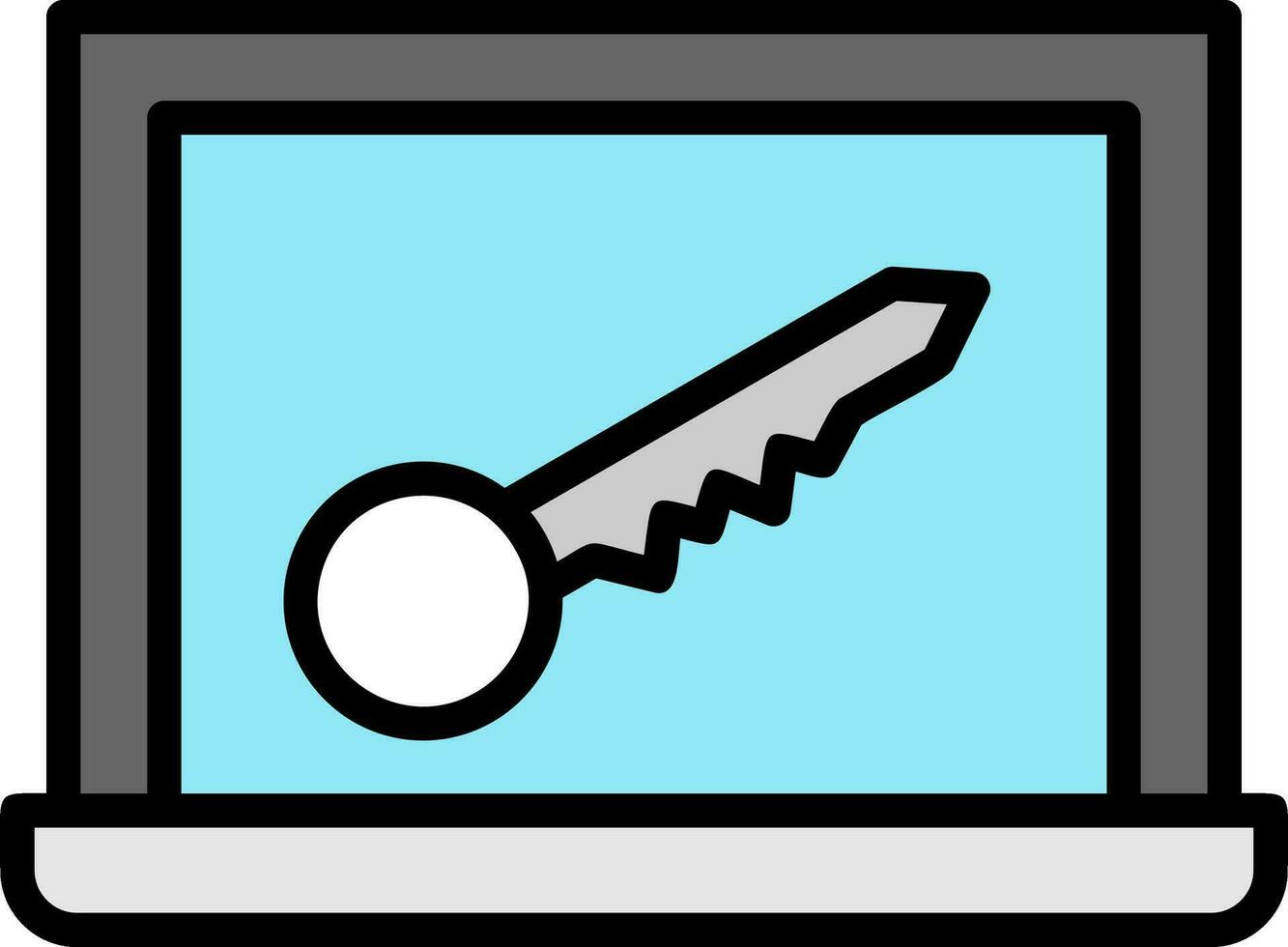 diseño de icono de vector clave