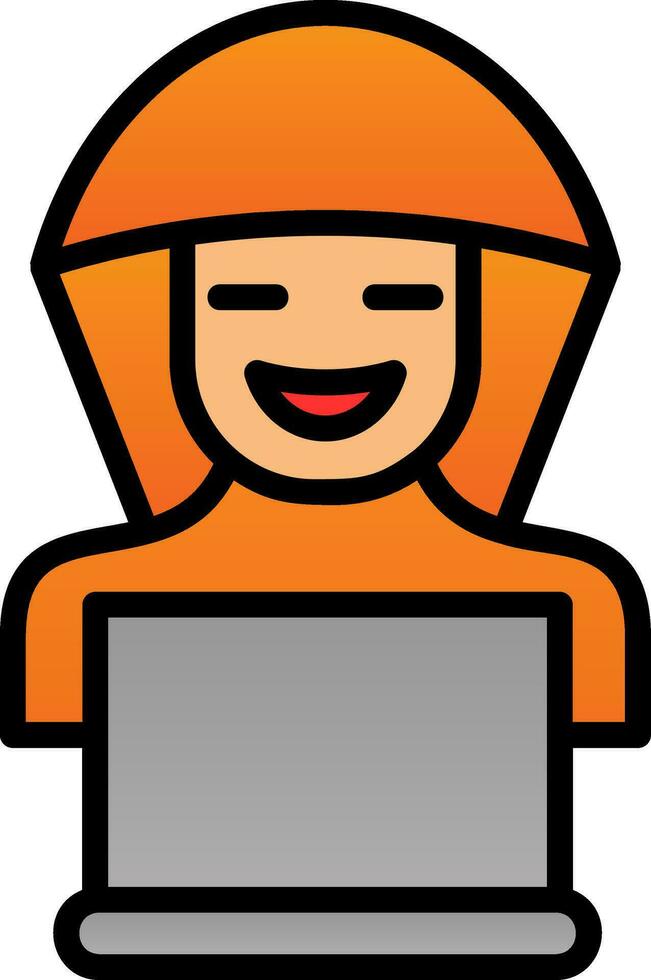 Hacker Vector Icon Design