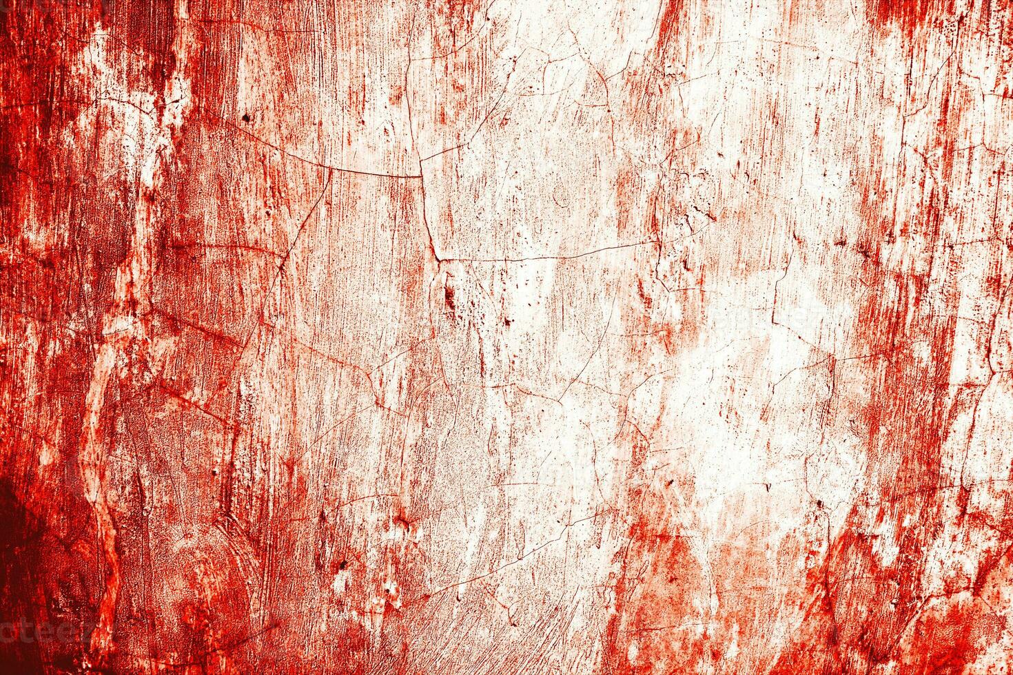 oscuro rojo sangre en antiguo pared para Víspera de Todos los Santos concepto foto