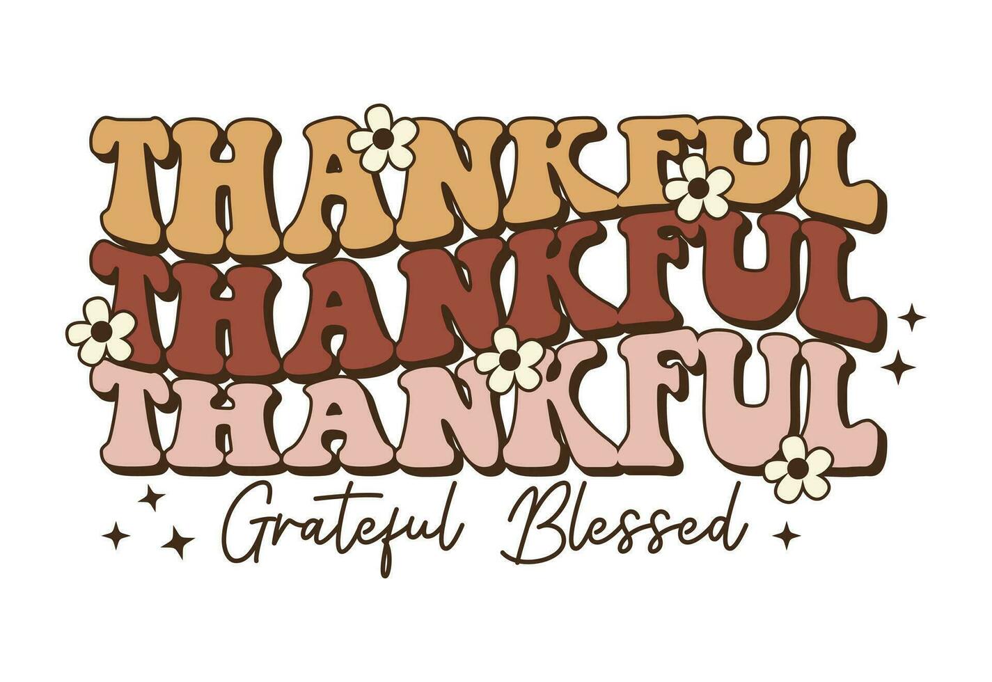 Retro fall Quote, Autumn Quote, Fall Vibes, Thankful, Pumpkin, Thanksgiving vector