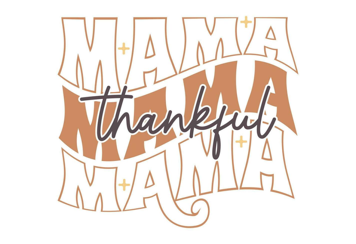 Retro fall Quote, Autumn Quote, Fall Vibes, Thankful, Pumpkin, Thanksgiving vector