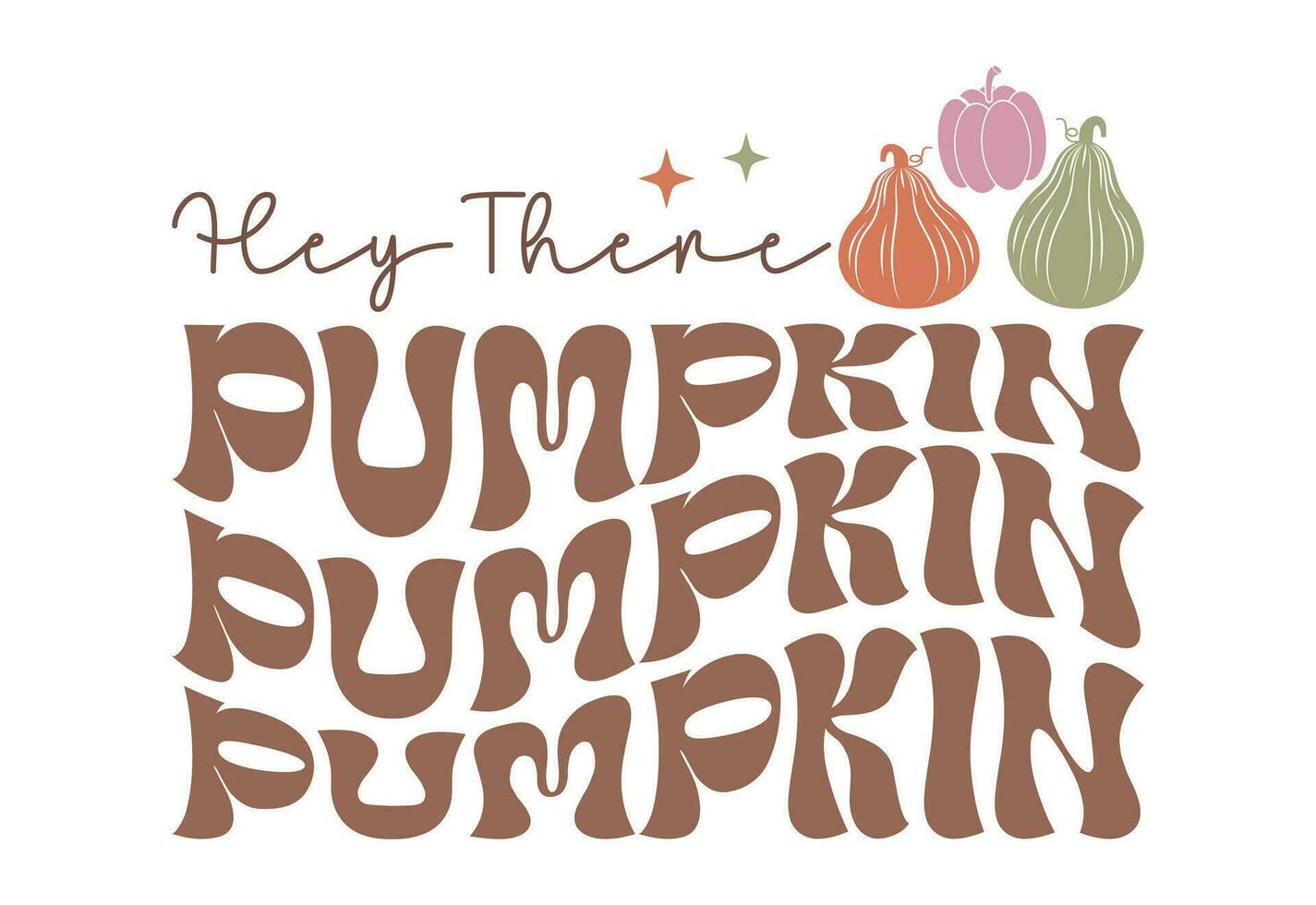 Retro fall Quote, Autumn Quote, Fall Vibes, Thankful, Pumpkin, Thanksgiving vector