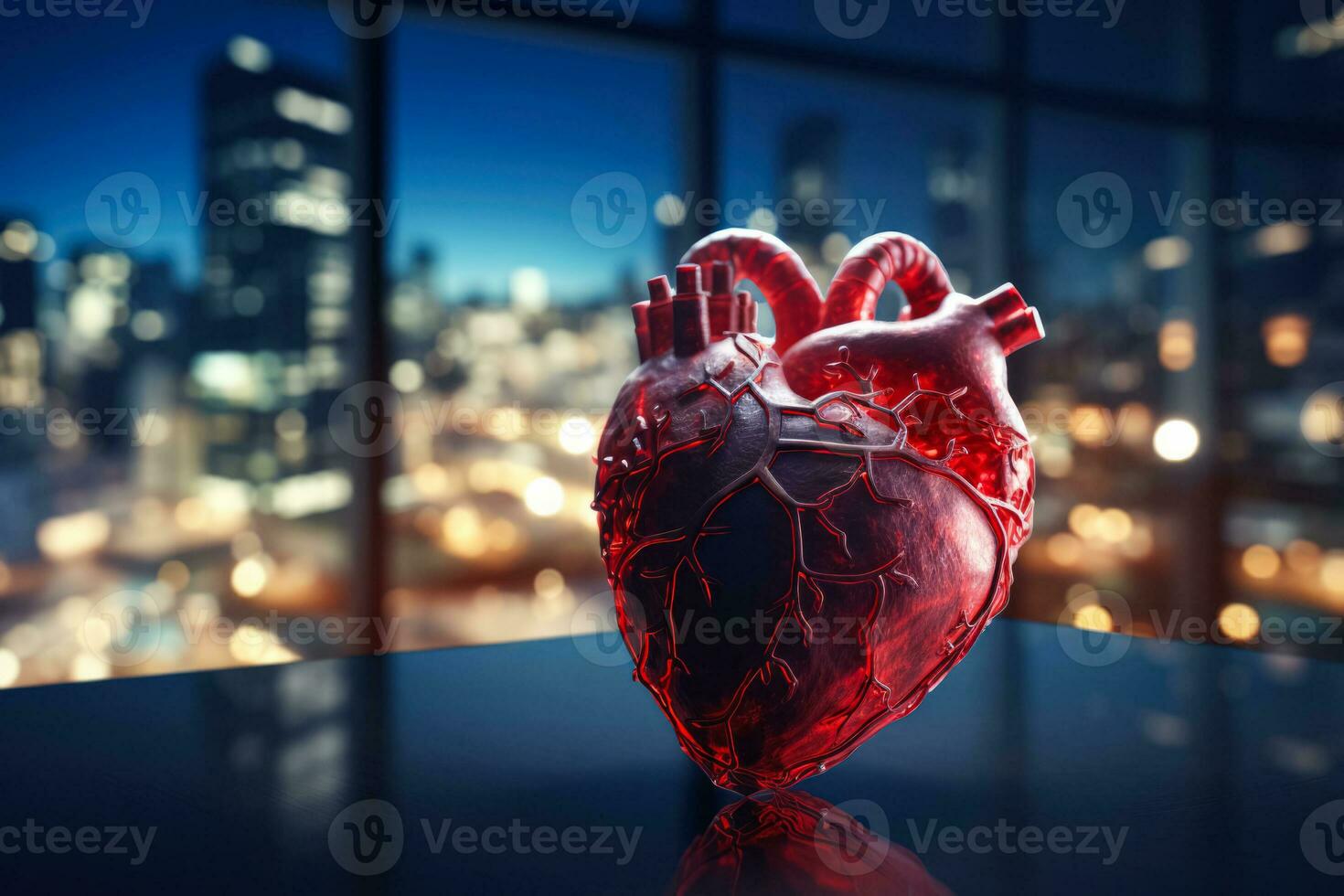 Cardiology and digital medicine for heart diseases including heart attacks photo