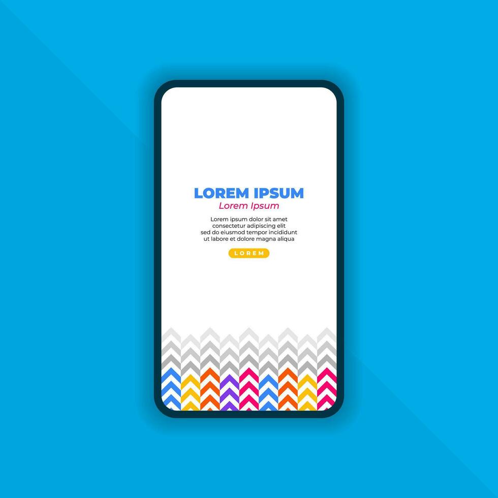 Abstract Geometric Background for Mobile Landing Page vector